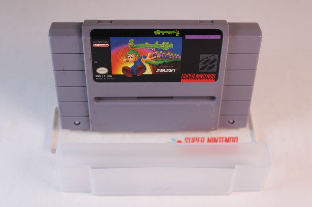 Lemmings (Super Nintendo Entertainment System, 1992) Game Only, Tested/Works